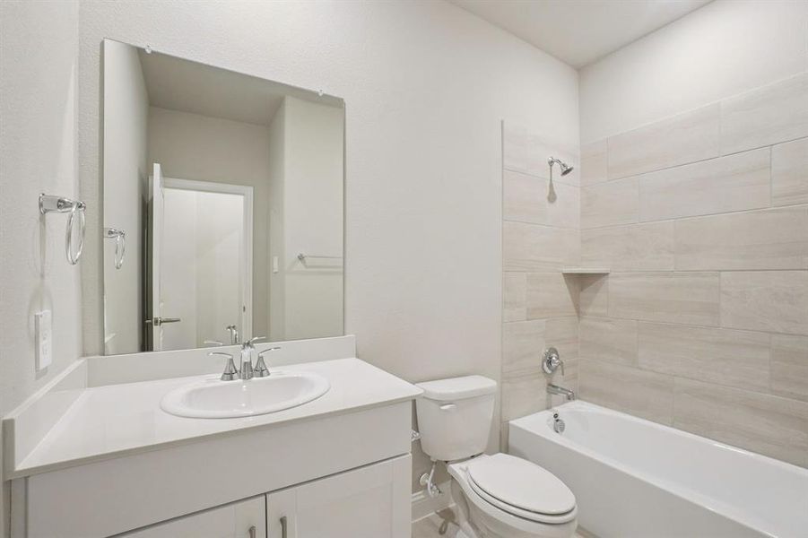 Furnished interior view inside a new home in Parks at Foster Crossing - Spring Series, Anna (Image 11).