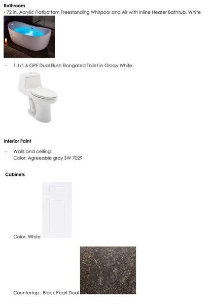 Spec sheet 2 Spec sheet 2