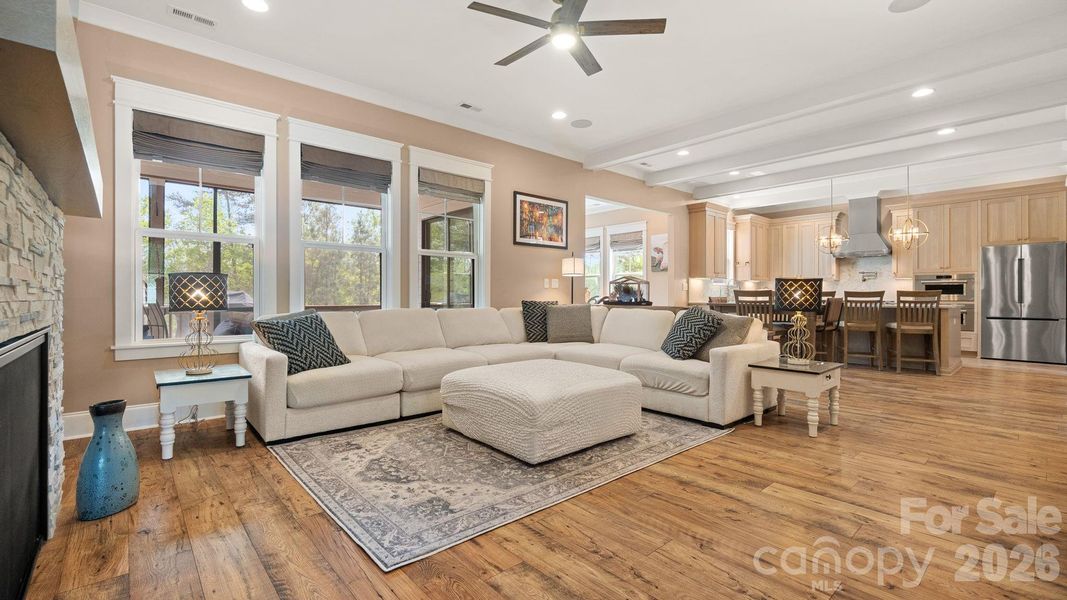 Furnished interior view inside a new home in , York (Image 7).