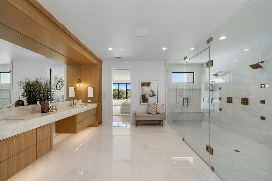 Furnished interior view inside a new home in , Prosper (Image 34).