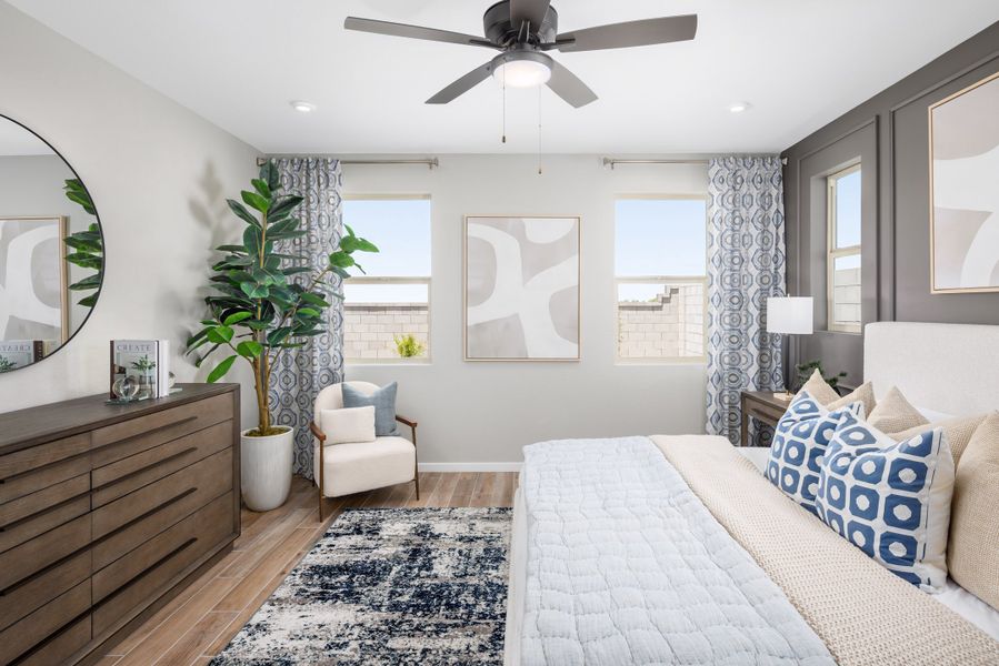 Representative furnished interior of a home built from the Imperial by Beazer Homes in Montana Vista - Summit, Buckeye (Image 13).