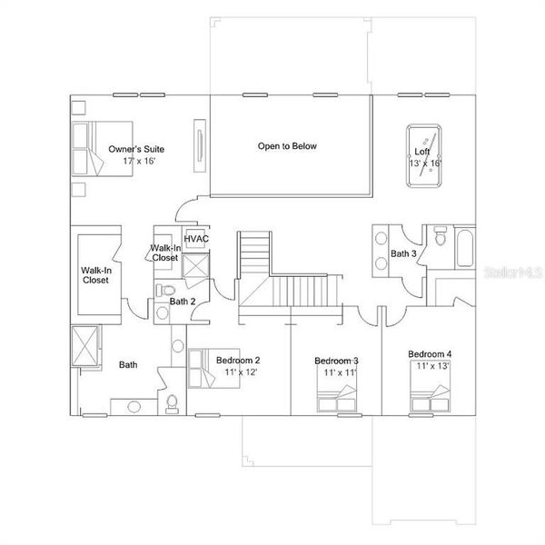 2D floor plan layout of this home in Rye Ranch: Manor Homes, Parrish, FL (Image 3). 2D floor plan layout of this home in Rye Ranch: Manor Homes, Parrish, FL (Image 3).