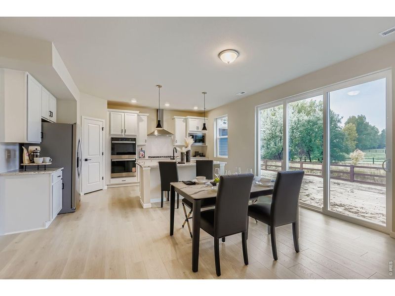 Furnished interior view inside a new home in Hidden Creek, Frederick (Image 4).