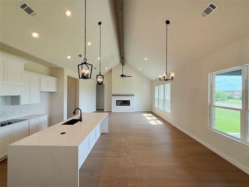 Furnished interior view inside a new home in Calhoun Acres, Azle (Image 10). Furnished interior view inside a new home in Calhoun Acres, Azle (Image 10).