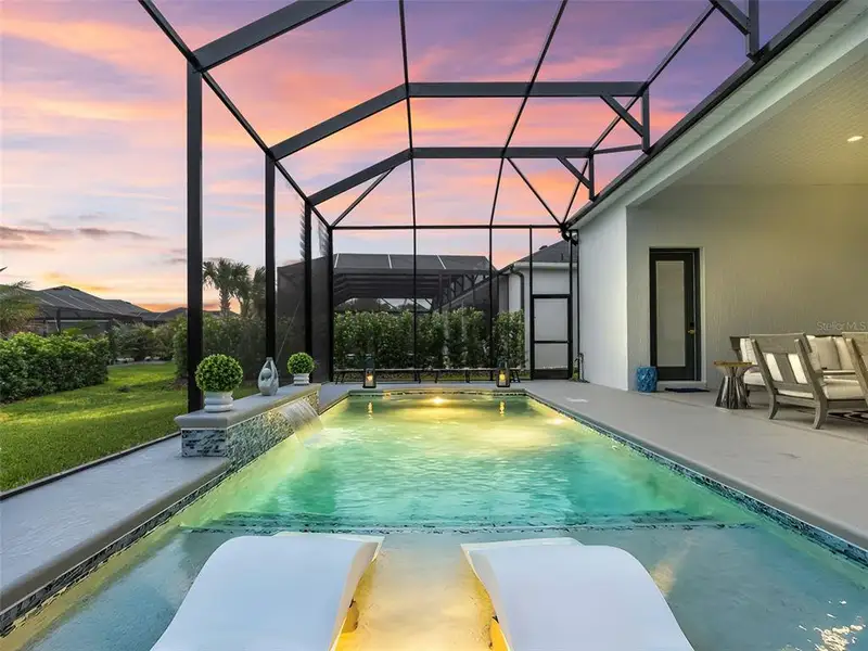 Exterior details and patio area of a home in , The Villages (Image 39). Exterior details and patio area of a home in , The Villages (Image 39).