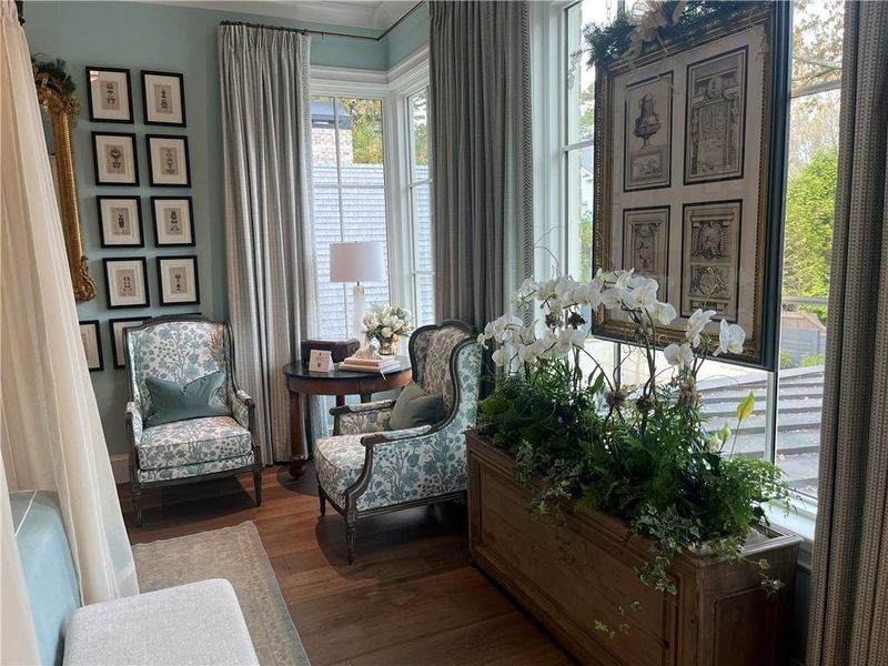 Furnished interior view inside a new home in , Atlanta (Image 5). Furnished interior view inside a new home in , Atlanta (Image 5).