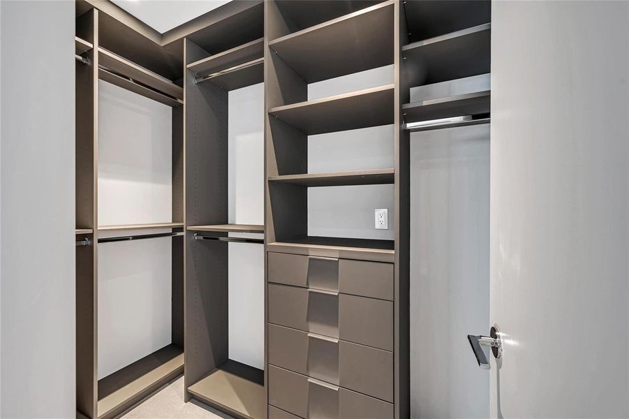 Primary closets Primary closets