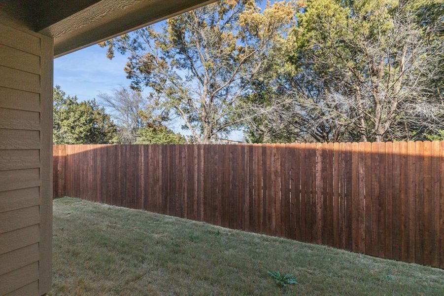 Exterior details and patio area of a home in , Granbury (Image 20).
