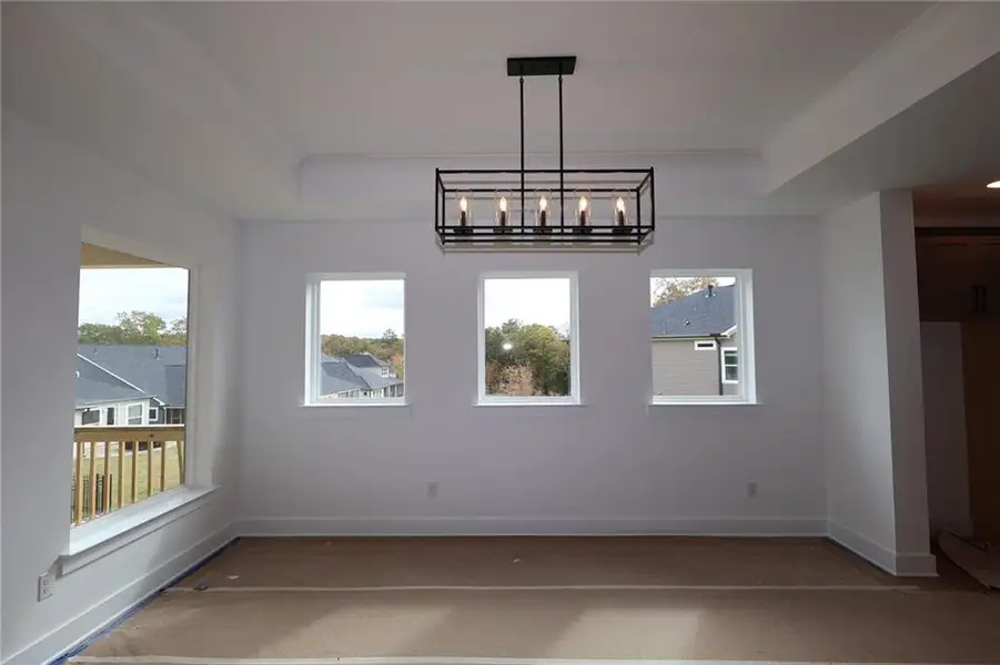 Spacious, unfurnished interior of a new home in Crescent Pointe at Great Sky, Canton (Image 7).