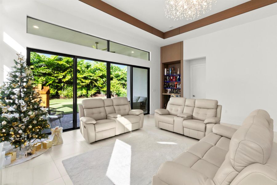 Furnished interior view inside a new home in , Boca Raton (Image 21). Furnished interior view inside a new home in , Boca Raton (Image 21).