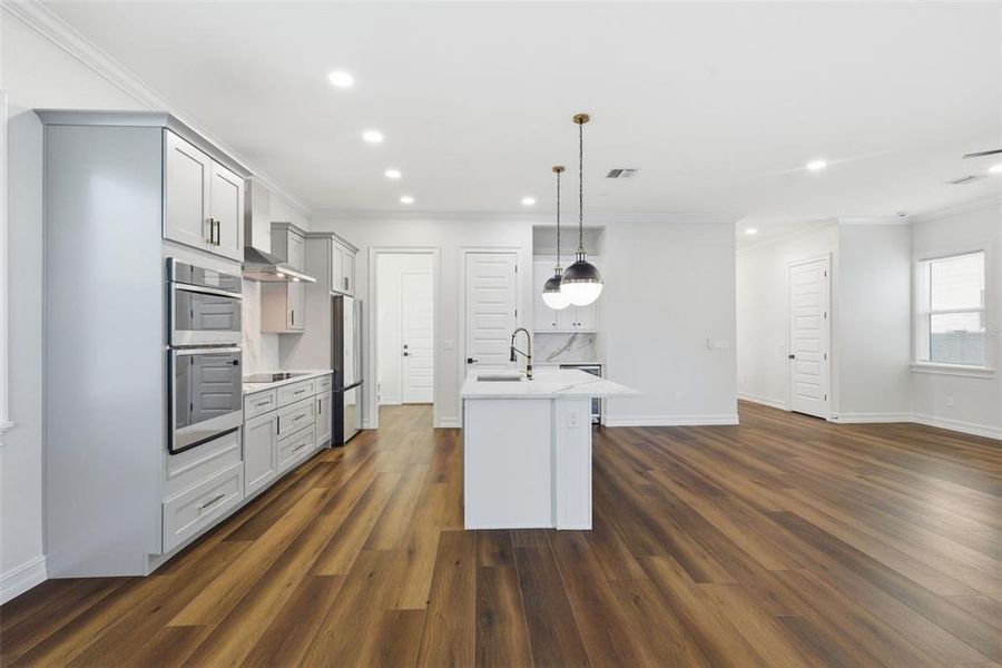 Furnished interior view inside a new home in , St. Petersburg (Image 5).