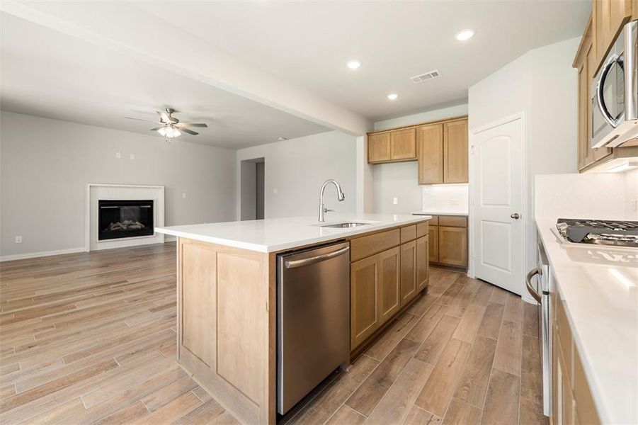 Furnished interior view inside a new home in Morningstar, Aledo (Image 6). Furnished interior view inside a new home in Morningstar, Aledo (Image 6).