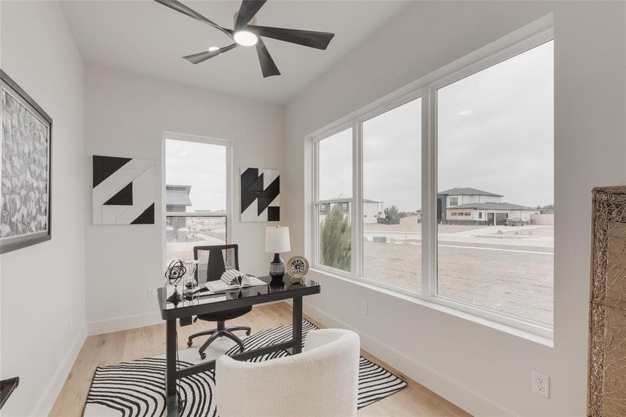 Furnished interior view inside a new home in , Red Oak (Image 8).