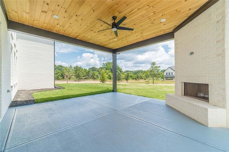 Exterior details and patio area of a home in , Dacula (Image 29).