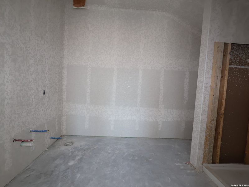 In-progress construction of a new home in Cinco Lakes, San Antonio, TX (Image 19).