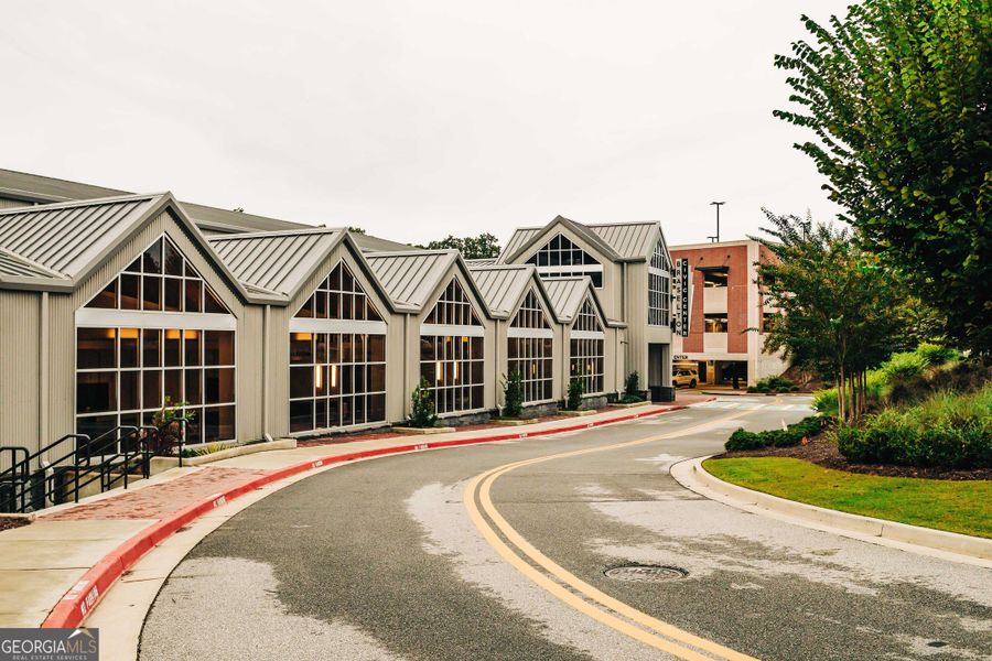 Front exterior of a new home in Rosewood Lake Estates, Hoschton, GA, highlighting curb appeal (Image 28).