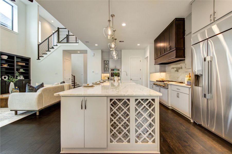 Furnished interior view inside a new home in Westview Terrace, Houston (Image 14). Furnished interior view inside a new home in Westview Terrace, Houston (Image 14).