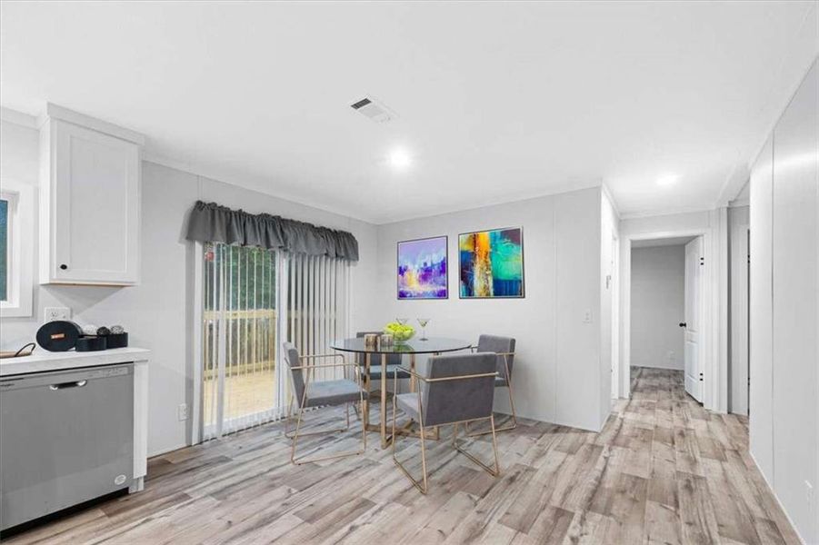 Furnished interior view inside a new home in , Eatonton (Image 11).