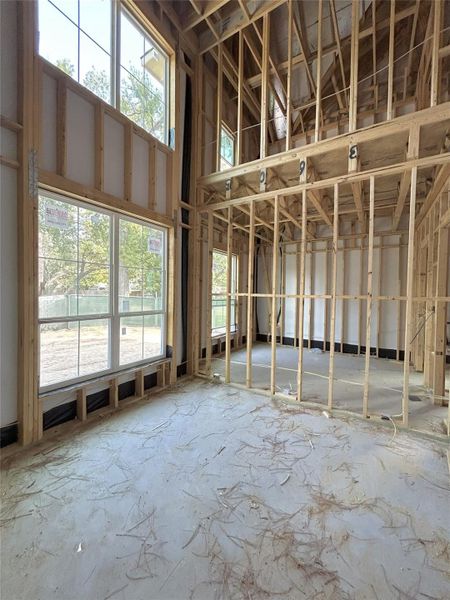 Private Study on the First Floor. Construction photo as of 11-19-2025