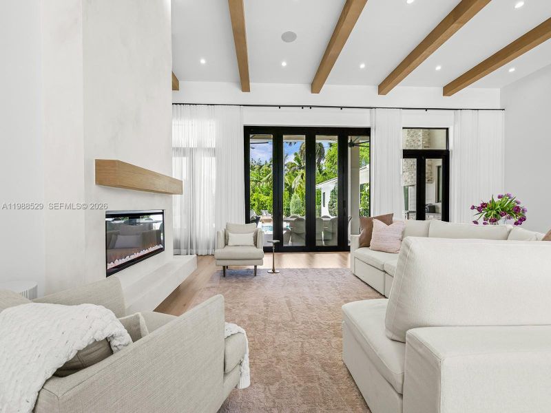 Furnished interior view inside a new home in , Palmetto Bay (Image 7).