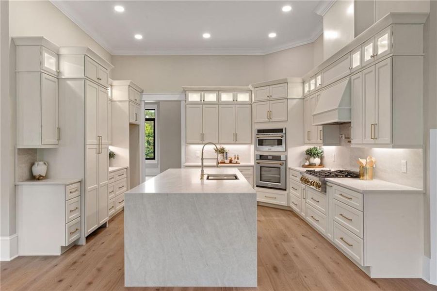 Furnished interior view inside a new home in , Canton (Image 44).