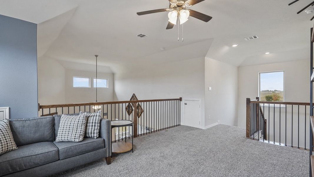 Furnished interior view inside a new home in Lakewood Trails, Forney (Image 13).