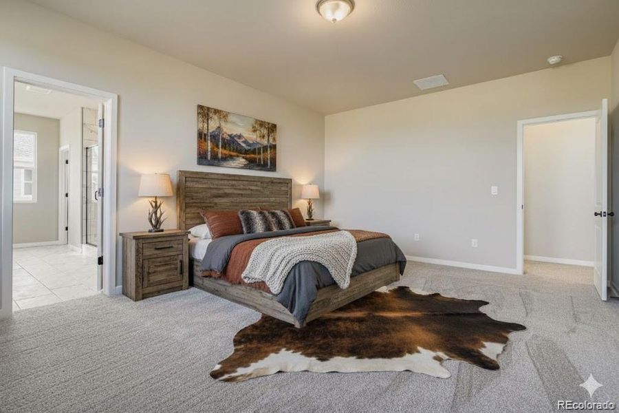 2nd Floor Primary Bedroom - Virtually staged photo