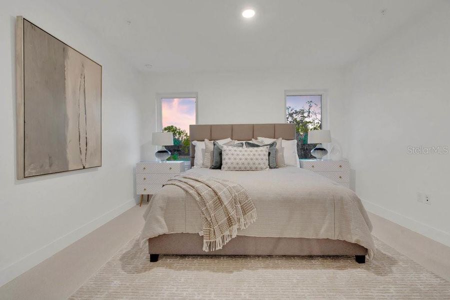 Furnished interior view inside a new home in , Orlando (Image 43).