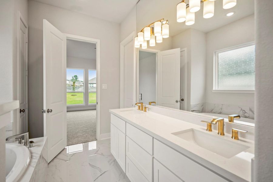 Furnished interior view inside a new home in ARTAVIA 55' Lots, Conroe (Image 16).