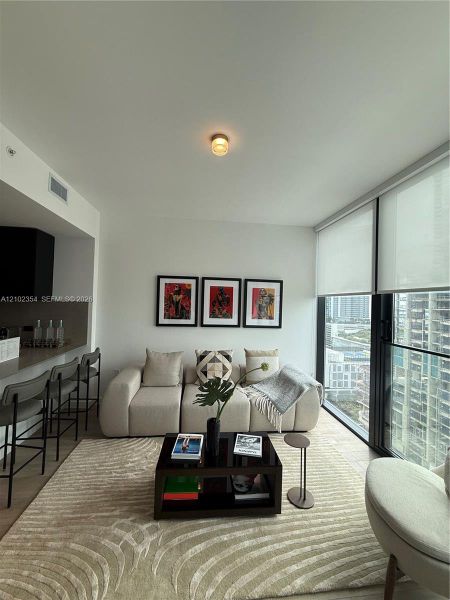 Furnished interior view inside a new home in , Miami (Image 9). Furnished interior view inside a new home in , Miami (Image 9).