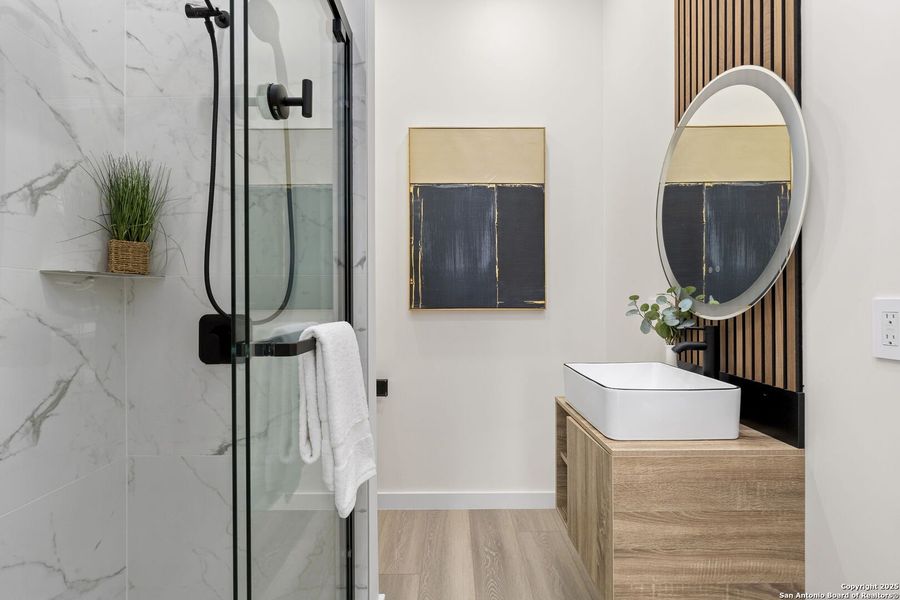 Furnished interior view inside a new home in , Spring Branch (Image 34).