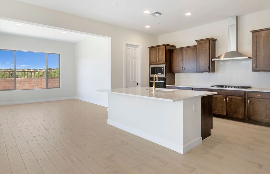 Furnished interior view inside a new home in Vistoso Canyon Estates, Oro Valley (Image 7).