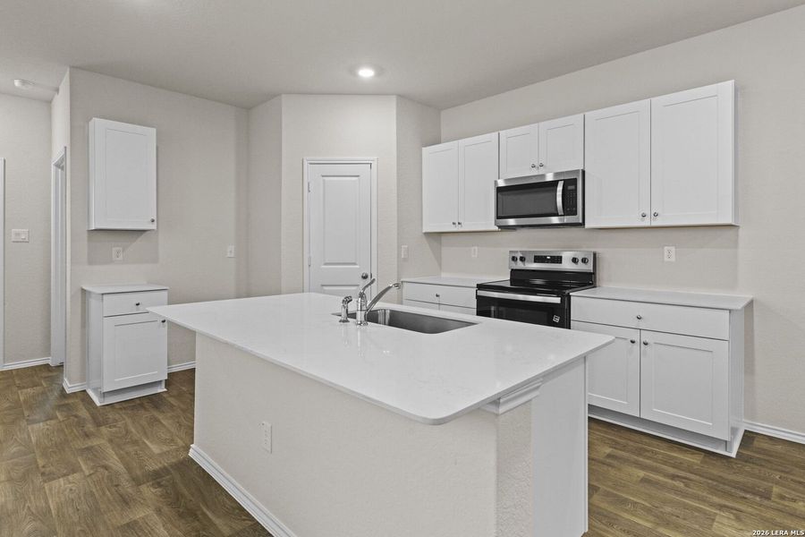 Furnished interior view inside a new home in Stonehill, San Antonio (Image 3).