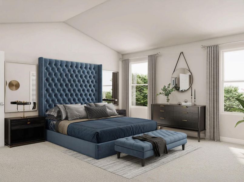 Furnished interior view inside a new home in Shirey Forest - Branches, Lufkin (Image 3).