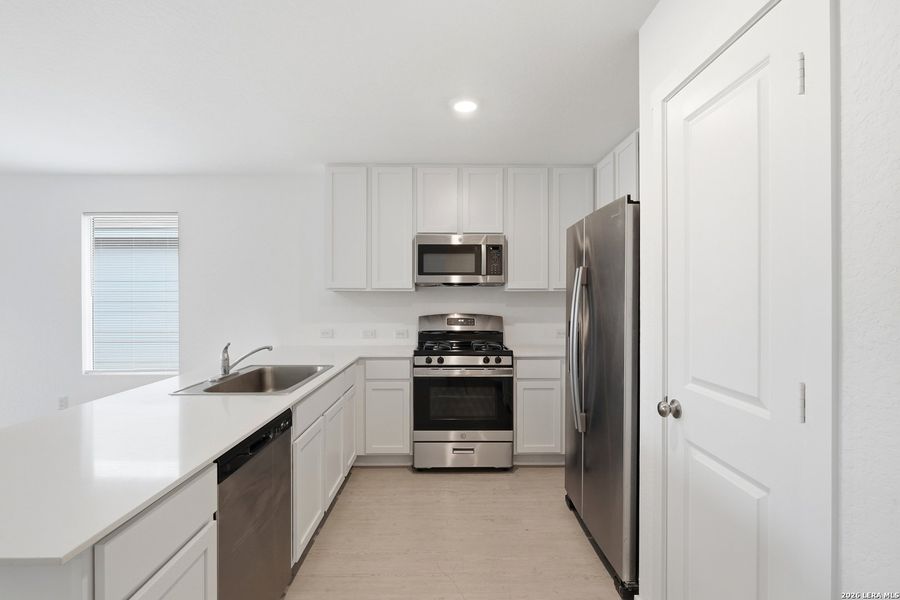 Furnished interior view inside a new home in , San Antonio (Image 17).