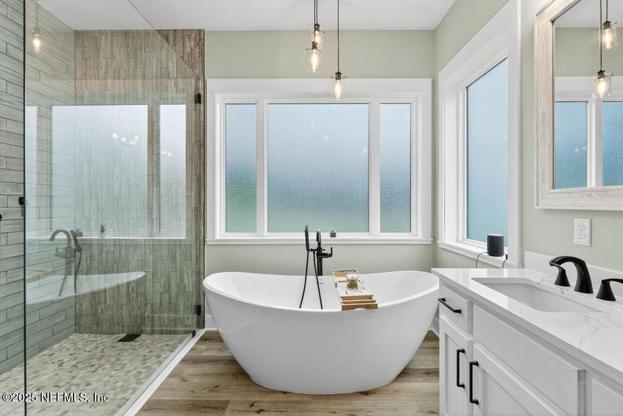 Furnished interior view inside a new home in , Fernandina Beach (Image 18).