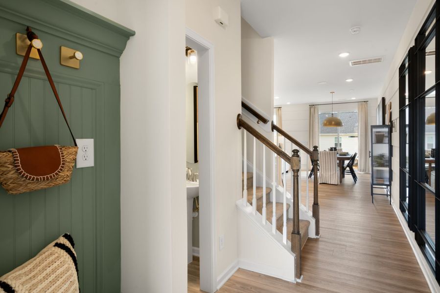Representative furnished interior of a home built from the Bryce by Mattamy Homes in Magnolia Park Townes, Garner (Image 6).