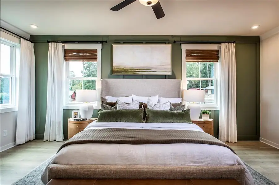 Furnished interior view inside a new home in Wisteria at GreenHouse, Marietta (Image 8).