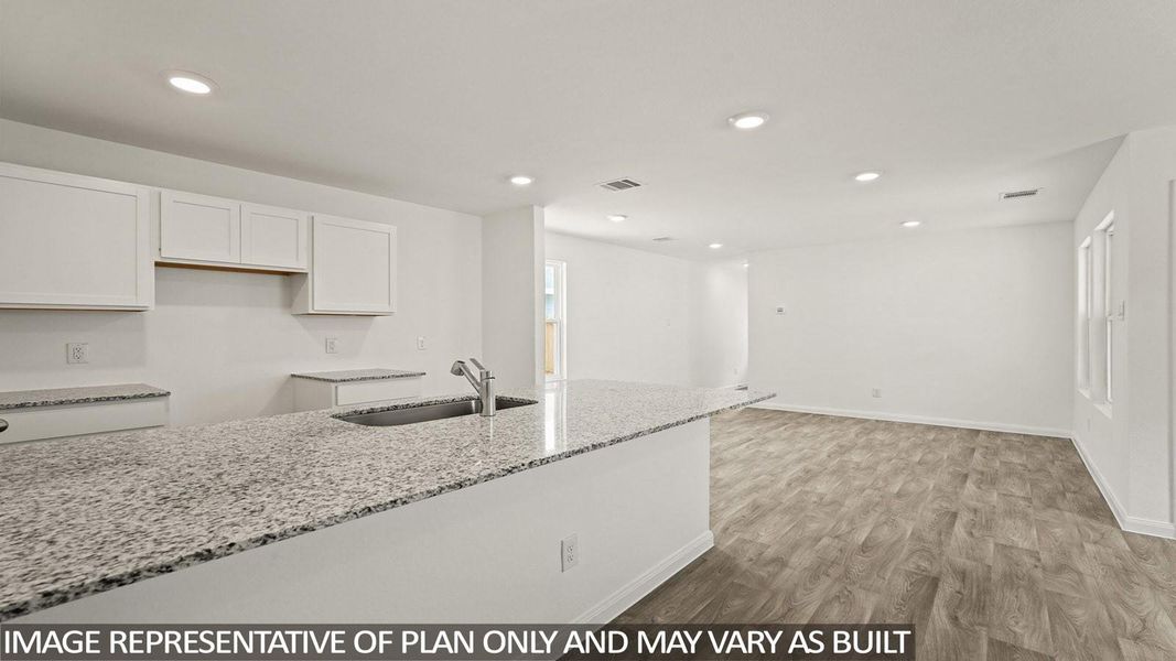 Furnished interior view inside a new home in Gemini, Splendora (Image 3).