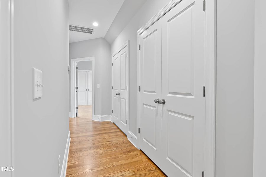 Upstairs Hallway with Storage