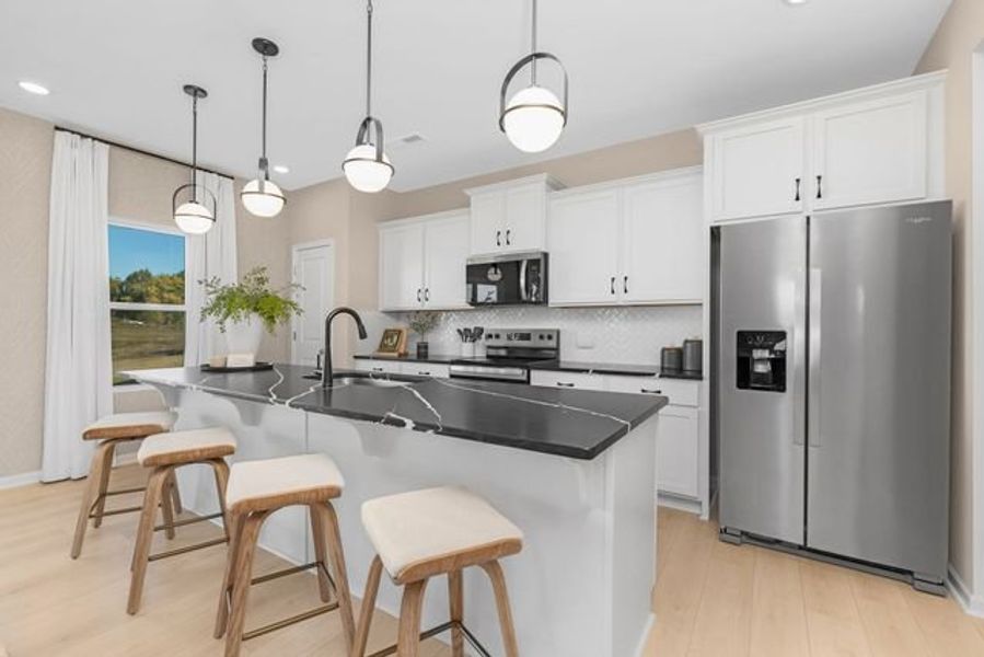 Representative furnished interior of a home built from the Alder by True Homes in Shay Crossing, Salisbury (Image 3).
