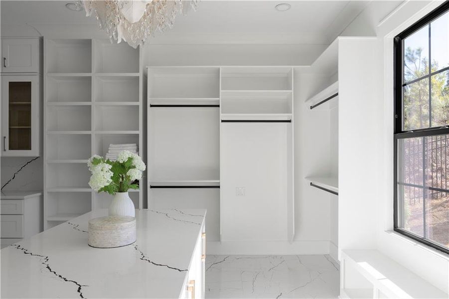 Furnished interior view inside a new home in , Suwanee (Image 44).