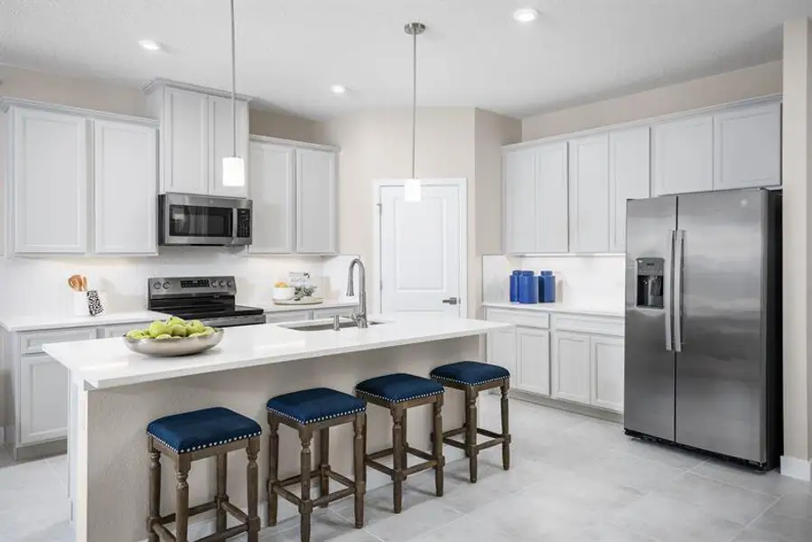 Representative furnished interior of a home built from the Kingsley by Ryan Homes in Parkview Preserve, Apopka (Image 3).