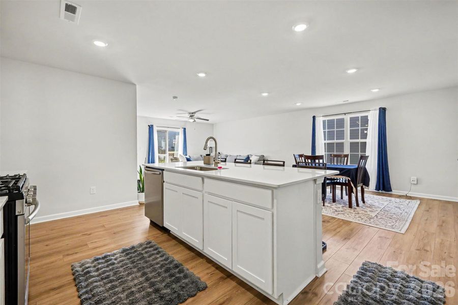 Furnished interior view inside a new home in Sullivan Farm, Statesville (Image 14).