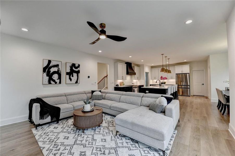 Furnished interior view inside a new home in , Woodstock (Image 9).
