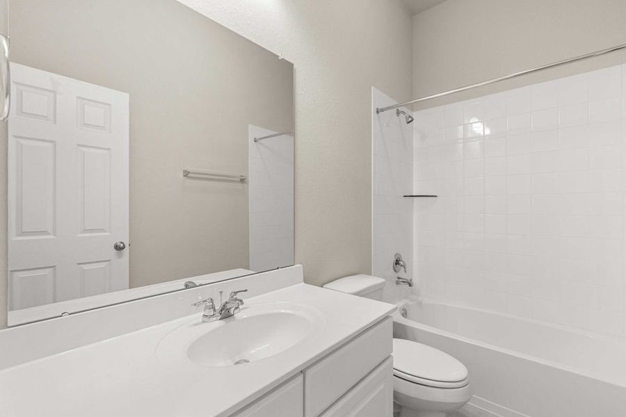 Third bathroom. Note: Sample product photo - actual exterior and interior selections may vary by homesite