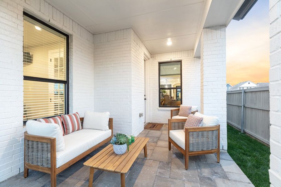 Representative Patio - some options shown