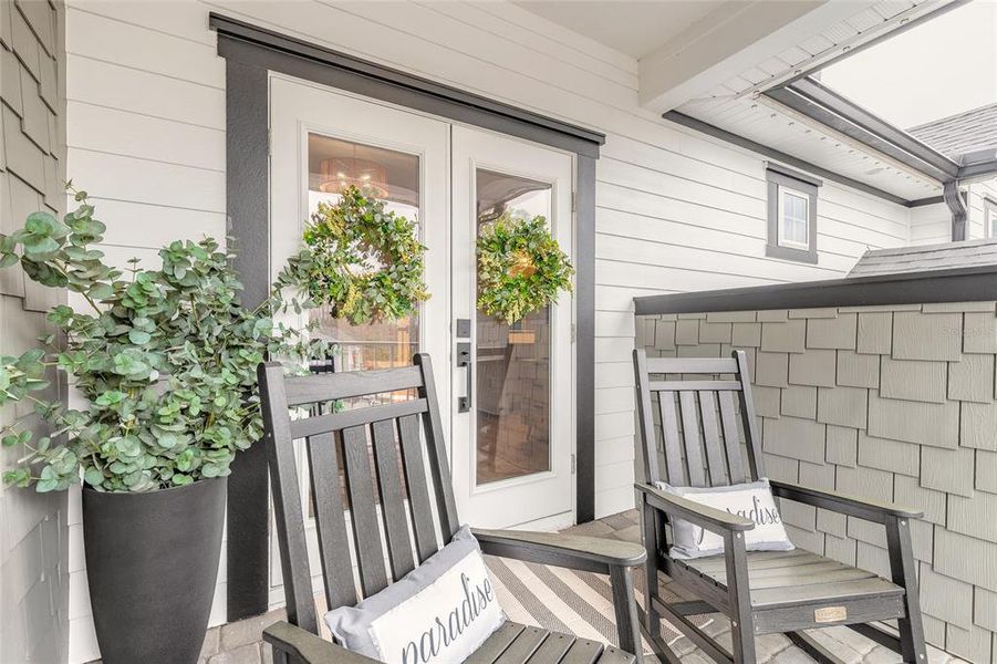Exterior details and patio area of a home in , Port Orange (Image 30).