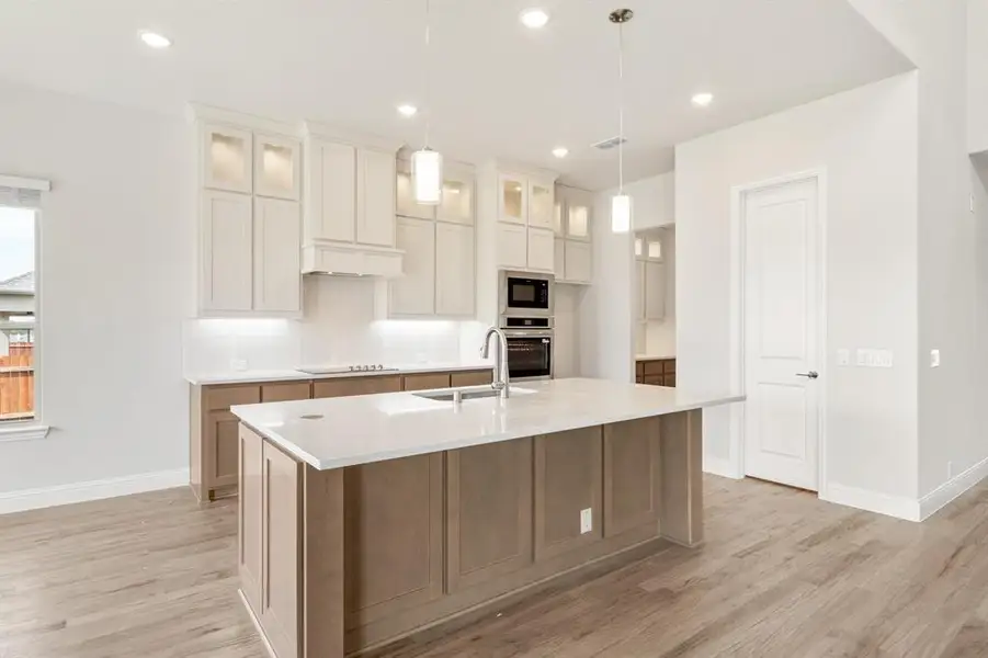Furnished interior view inside a new home in Hayes Crossing, Midlothian (Image 11).