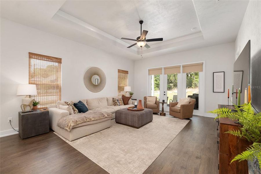Furnished interior view inside a new home in Fairway Pointe at West End, Newberry (Image 16).